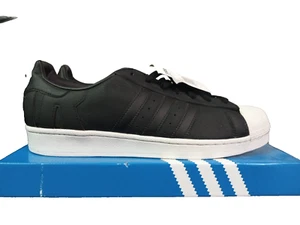 Adidas Superstars Originals Black White Size US 12 - Imagen 1 de 5