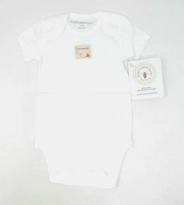 Burts Bees Baby One Piece Bodysuit - 3-6 Months Short Sleeve Organic Cotton NWT - Picture 1 of 8