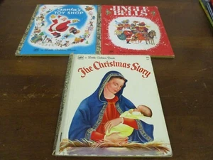 3 Little Golden Books about Christmas, All in Very Good Condition, See Pictures! - Picture 1 of 8