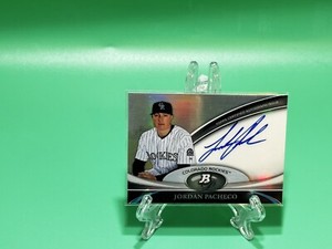 2011 Bowman Platinum Prospect Auto Jordan Pacheco #BPA-JPA RC Rockies BB136