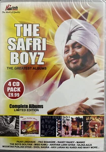 The Safri Boyz The Greatest Albums 5 Albums - Bhangra CD 4 Disc Pack - Imagen 1 de 2