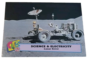 1992 Club Pro Set Science & Electricity #7 Lunar Rover Trading Card (H6 - Picture 1 of 2