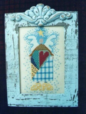 Cross Stitch Mosey N Me Rainbow Gallery Quilt Pieces Patches Wings Angel Pattern - Image 1 of 3