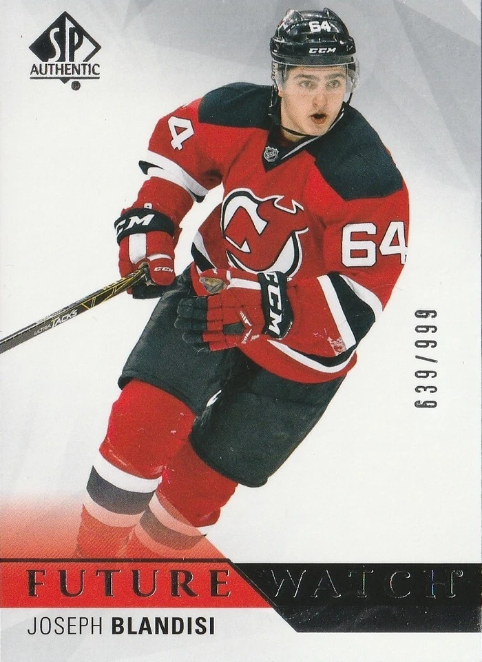 Joseph Blandisi - 2015-16 SP Authentic Future Watch /999 Rookie Card #194 - Image 1 of 1