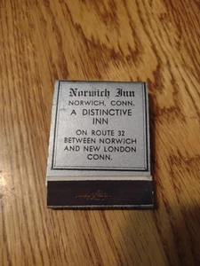 Full  MATCHBOOK: Norwich Inn. Norwich, Connecticut .  MB226 - Picture 1 of 4