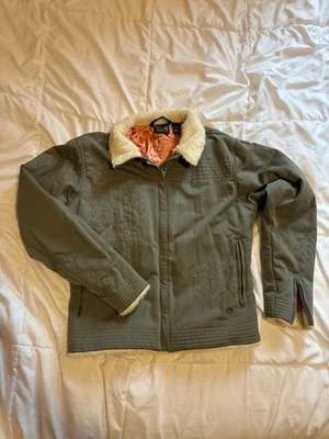 Chaqueta Mountain Hardwear para mujer bordada floral cuello de oveja pequeña Foto 1 de 4