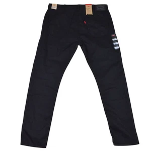 NEW Levis Mens 512 Slim Taper Jeans 38x32 Black Eco Ease Cotton - Picture 1 of 12