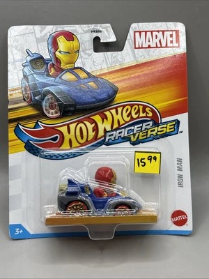 Nuevo verso Hot Wheels Racer Iron Man en mano Foto 1 de 4