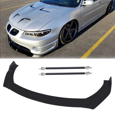 For Pontiac grand prix Front Bumper Lip Splitter Spoiler & Strut Rods - Image 1 of 4