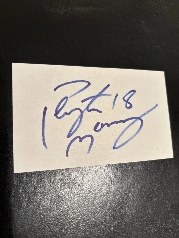 Peyton Manning - CFBHOF / PFBHOF,在98年被选中后立即作为新秀签名 — 第 1/1 张图片