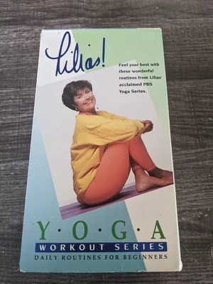 LILIAS YOGA DAILY ROUTINES FOR BEGINNERS WORKOUT SERIES 2 VHS TAPES FREE US SHIP - Image 1 of 2