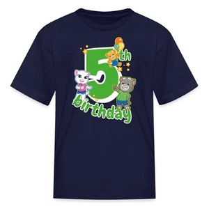 Talking Tom & Friends 5th Birthday Kid's T-Shirt - Picture 1 of 22