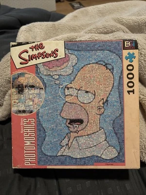 The Simpsons, 1000+pc Puzzle Robert Silver’s PhotoMosaic. BGI Puzzles Complete. - Image 1 of 4