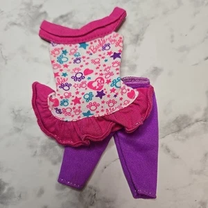 2010 Barbie Strollin Pups T7197 Shirt Shorts Top Bottoms - Picture 1 of 4