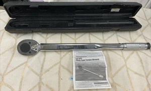 PITTSBURGH 63883 3/4" Drive REVERSIBLE Click Type Torque Wrench - Picture 1 of 5