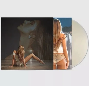 SIGNED Tate McRae - So Close To What - Milky Clear Vinyl w/Signed Poster - Picture 1 of 2
