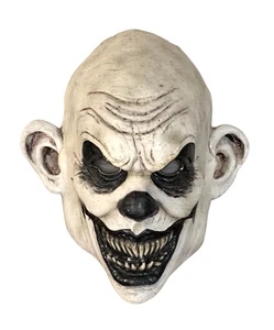 Mitternachtsclown Halloween gruselige Latex Halbmaske erschreckender Spuk - Bild 1 von 6