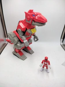 Figuras de acción de dinosaurio Imaginext Power Rangers Red Zord juguete - Imagen 1 de 2