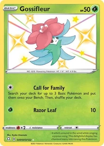 Pokemon Shining Fates Gossifleur SV010/SV122 Brillante Holo Raro Tarjeta Holo - Imagen 1 de 1
