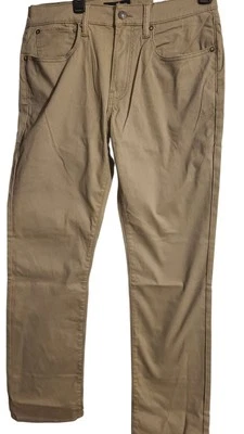NEW Lucky Brand Jeans Mens 32x32 223 Straight Khaki Tan Beige Stretch Chino - Image 1 of 4