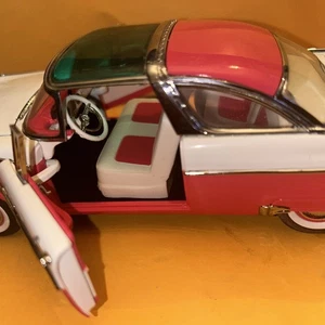 1955 Ford Fairlane Crown Victoria FRANKLIN MINT 1/24 diecast LOOSE car Pink B3 G - Picture 1 of 8