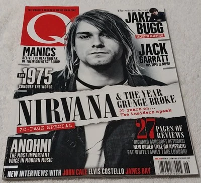 Q MAGAZINE UK JUNE 2016, NIRVANA & THE YEAR GRUNGE BROKE. - Image 1 of 3