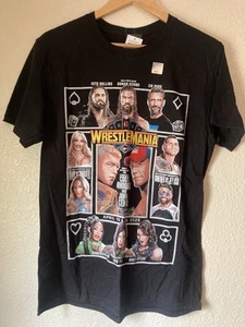 WWE Wrestlemania 41 Match Card I WAS THERE T-shirt Size M - Picture 1 of 2