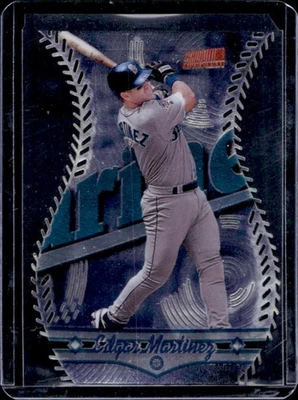 1998 Stadium Club Edgar Martinez Triumvirate Luminous #T3B Mariners - Image 1 of 2