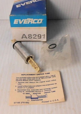 Everco A8291 A/C Orificio Tubo 4 Temporadas 38628 Nuevo de Lote Antiguo Chevrolet GMC C10 K10 ¡Más! Foto 1 de 2