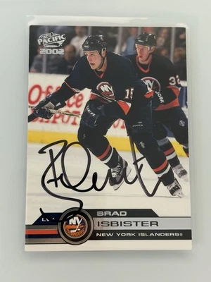 2001-02 Pacific #249 Brad Isbister Auto Autograph Signed New York Islanders - Image 1 of 2