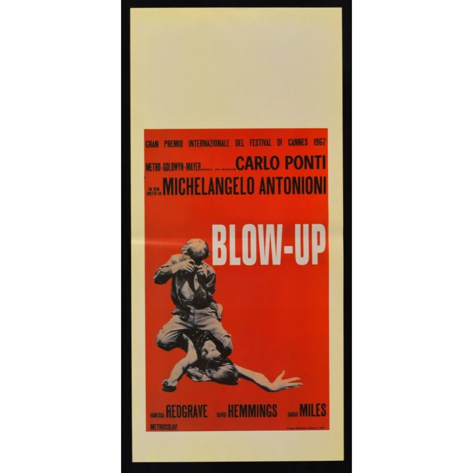 Plakat Blow Up Michelangelo Antonioni Redgrave Hemmings Red Vanessa B75 - Bild 1 von 1