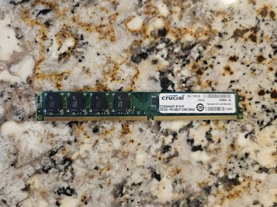 Crucial 1GB Non-ECC PC2-6400 800MHz DDR2 RAM CT12864AA800.M8VFE  2GB - Image 1 of 2