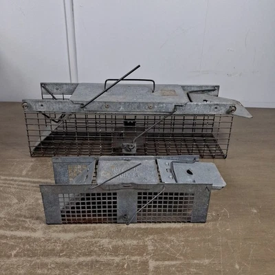 Havahart EE. UU. 2 puertas trampa viva 17"x5,25"x5,25" ardilla rata gopher y 10"x3"x3"  Foto 1 de 4
