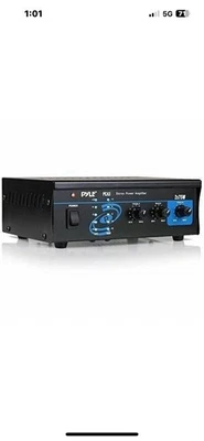 Pyle Mini 2X75W Home House Theater Stereo Power Amp Amplifier Receiver PCA3 - Image 1 of 4