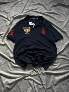 Ralph Lauren USA Poloshirt Herren L Crest Big Pony Preppy - Bild 1 von 10