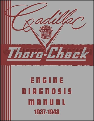 Manual de diagnóstico del motor Cadillac 1937 1938 1939 1940 1941 1942 1946 1947 1948 Foto 1 de 4