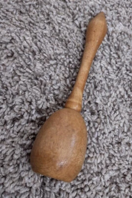 Smaller, Unusual Wooden Vintage SOCK DARNER Darning Egg - Image 1 of 3