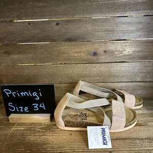 Nuevas Sandalias Niñas Primigi Entrecruzadas Boho Marca Italiana Cuero Talla 2.5 Y/EU 34 - Imagen 1 de 6