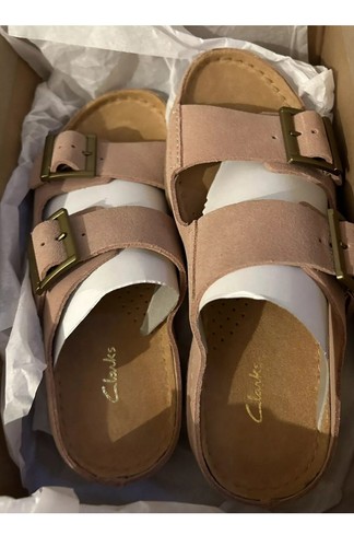 Sandali Clarks donna BROOKLEIGH SUN rosa scamosciati taglia UK 4 5 D EU 37 5