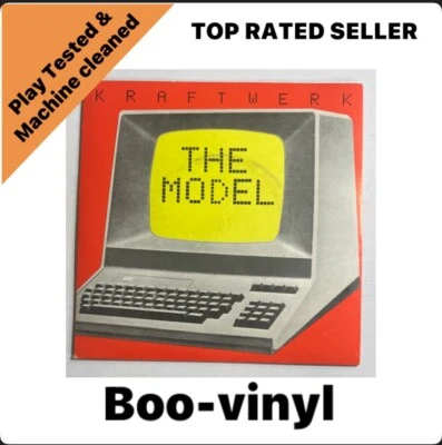 Kraftwerk - The Model / Computer Love - 7" Vinyl Record  Ex / Vg+ - Imagem 1 de 4