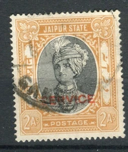 India Jaipur KGVI 1936-46 Official 2a black & buff SG.O26 fine used - Picture 1 of 1