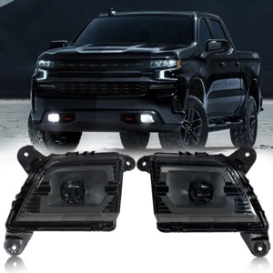 Bumper LED Fog Lights Lamp For Chevrolet Silverado 1500 2500HD 3500HD 2019-2023 - Picture 1 of 12