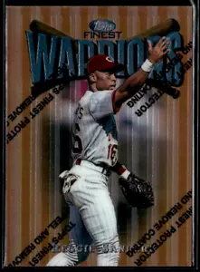 1997 Topps Finest Warriors #14 Reggie Sanders Reds - Picture 1 of 2