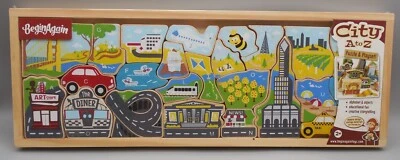 City A-Z Wooden Puzzle & Playset NEW - Image 1 of 4