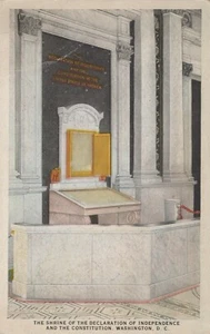 Washington DC Shrine of the Declaration of Independence Constitution Vintage PC - Picture 1 of 2