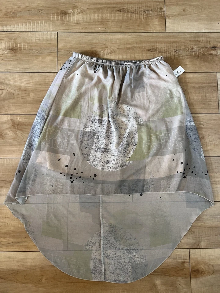 Saia de chiffon Star Wars parques da Disney alta baixa nova com etiquetas - Imagem 1 de 4