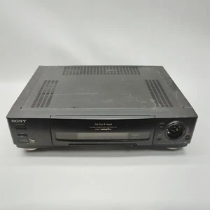 Sony SLV-E500 Black Wired 4-Head VHS Video Cassette Recorder 19W - Faulty - Picture 1 of 10