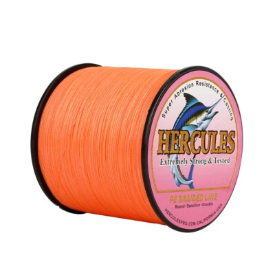 HERCULES PE Braided Fishing Line 2000M 4 Strands Super Strength Extreme Weave - Image 1 of 4