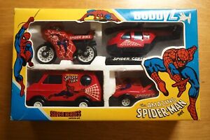 The Amazing Spider-Man Super Heroes Vehicle Set Spiderman Buddy L BuddyL 1981