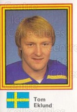 1983 Swedish Semic Stickers #25 Tom Eklund